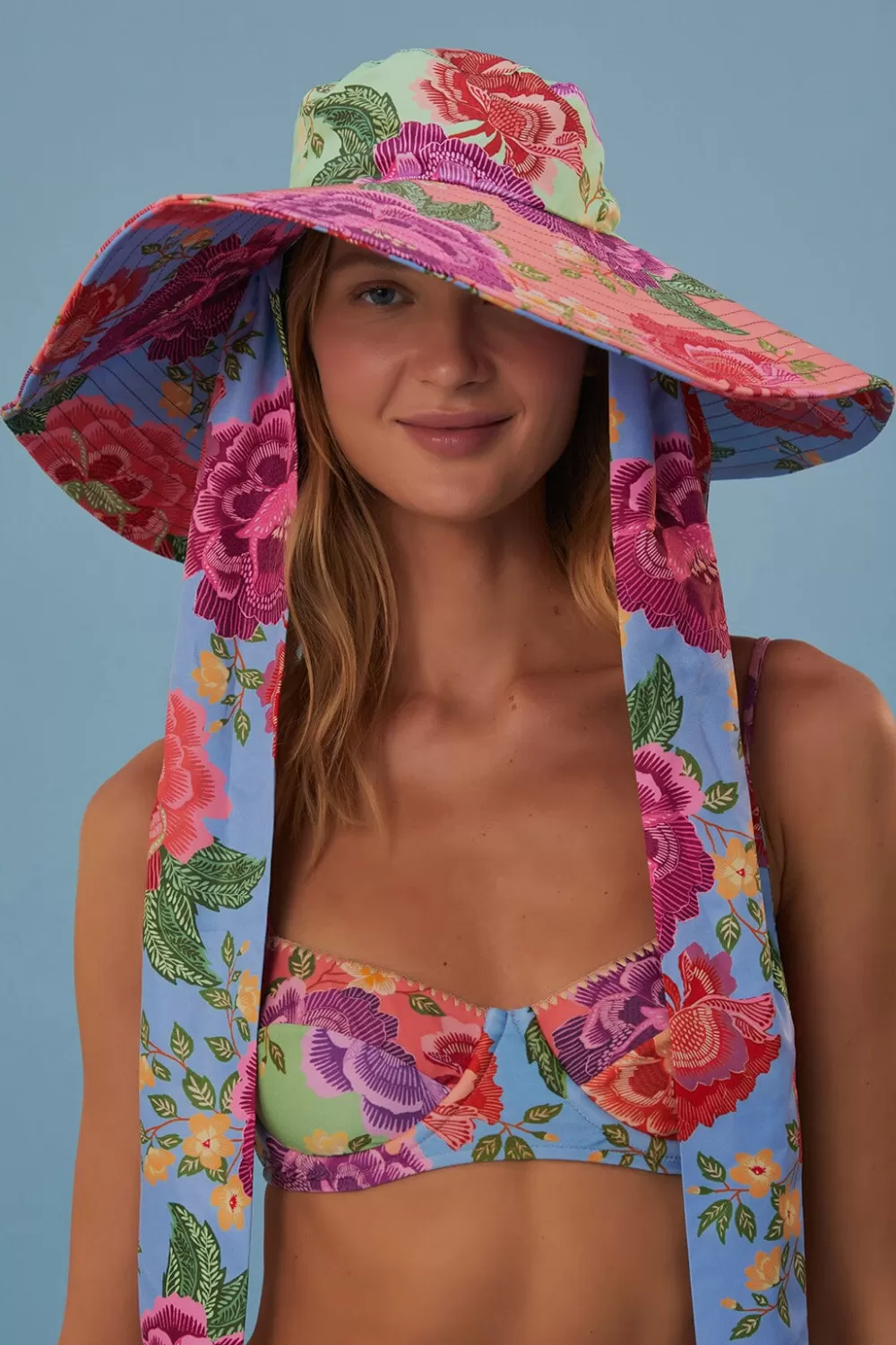 Chapeau de fleurs^FARM Rio  New