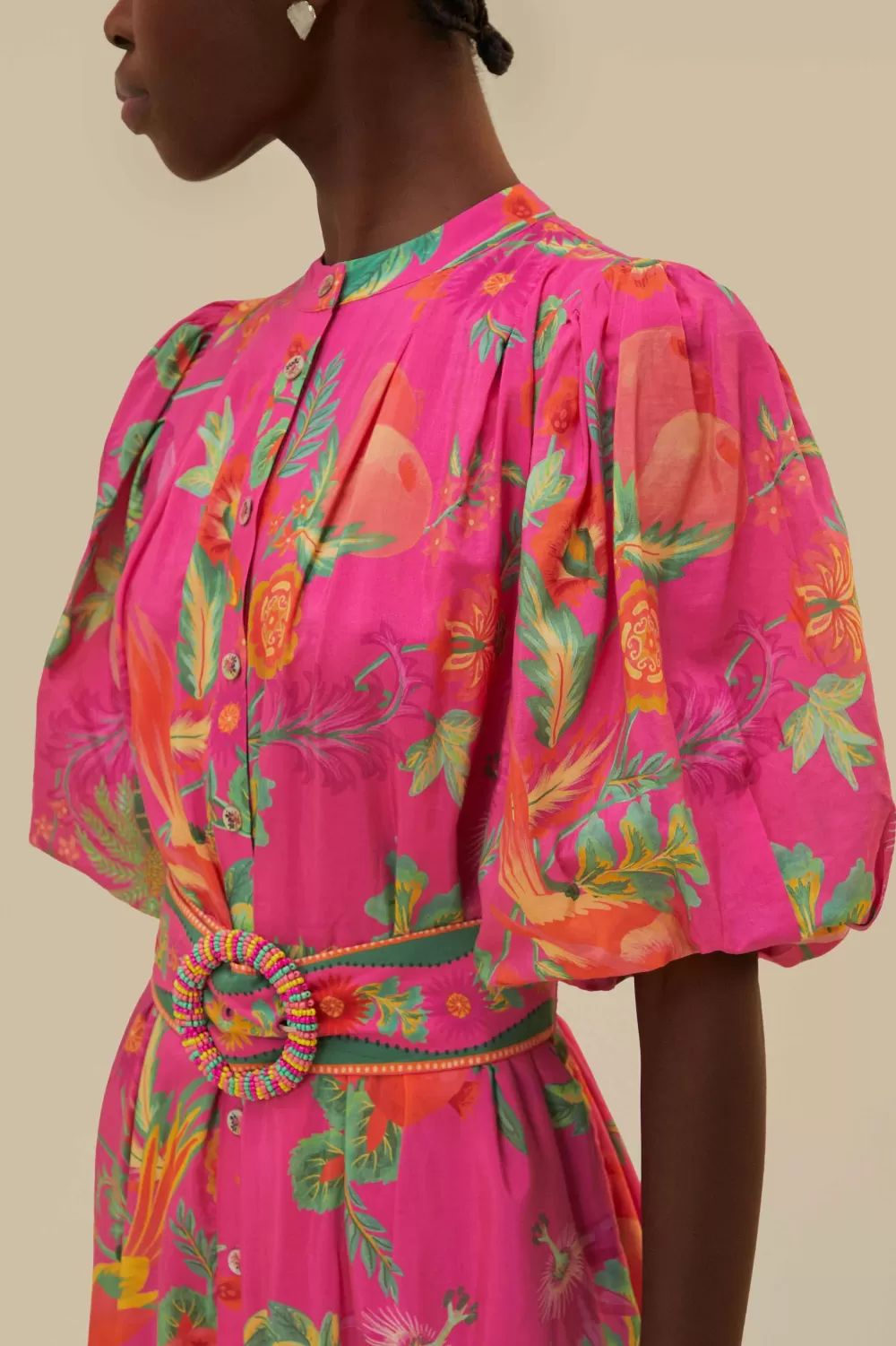 Mini-robe rose jardin de fruits délicats^FARM Rio  Cheap