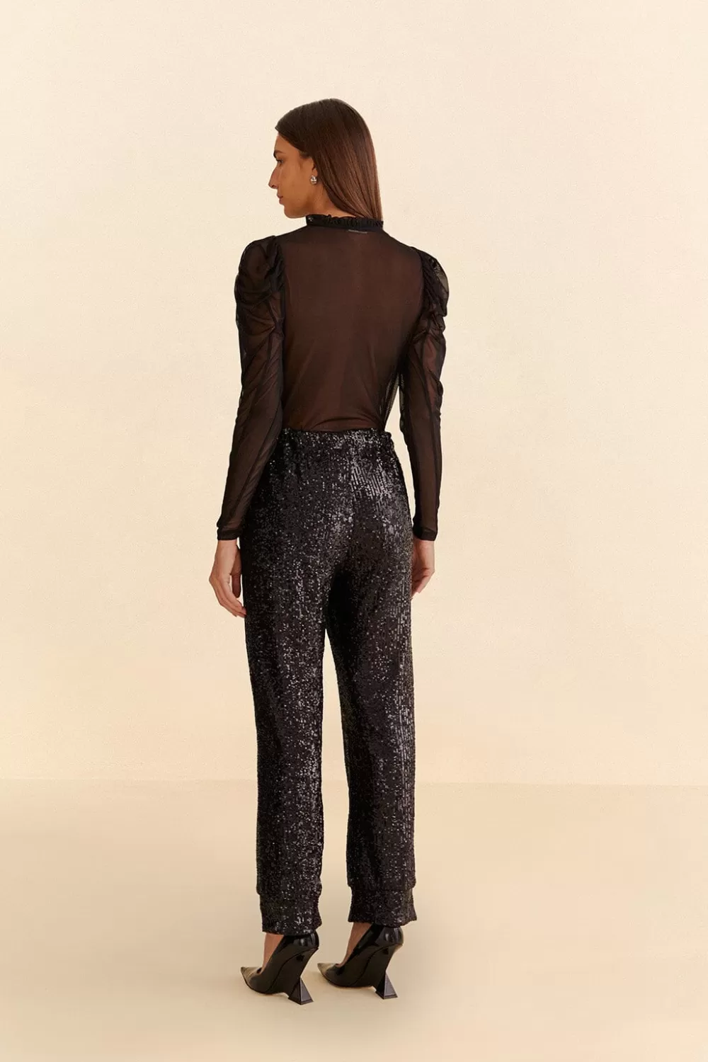 Pantalon de pyjama à sequins noir^FARM Rio  New