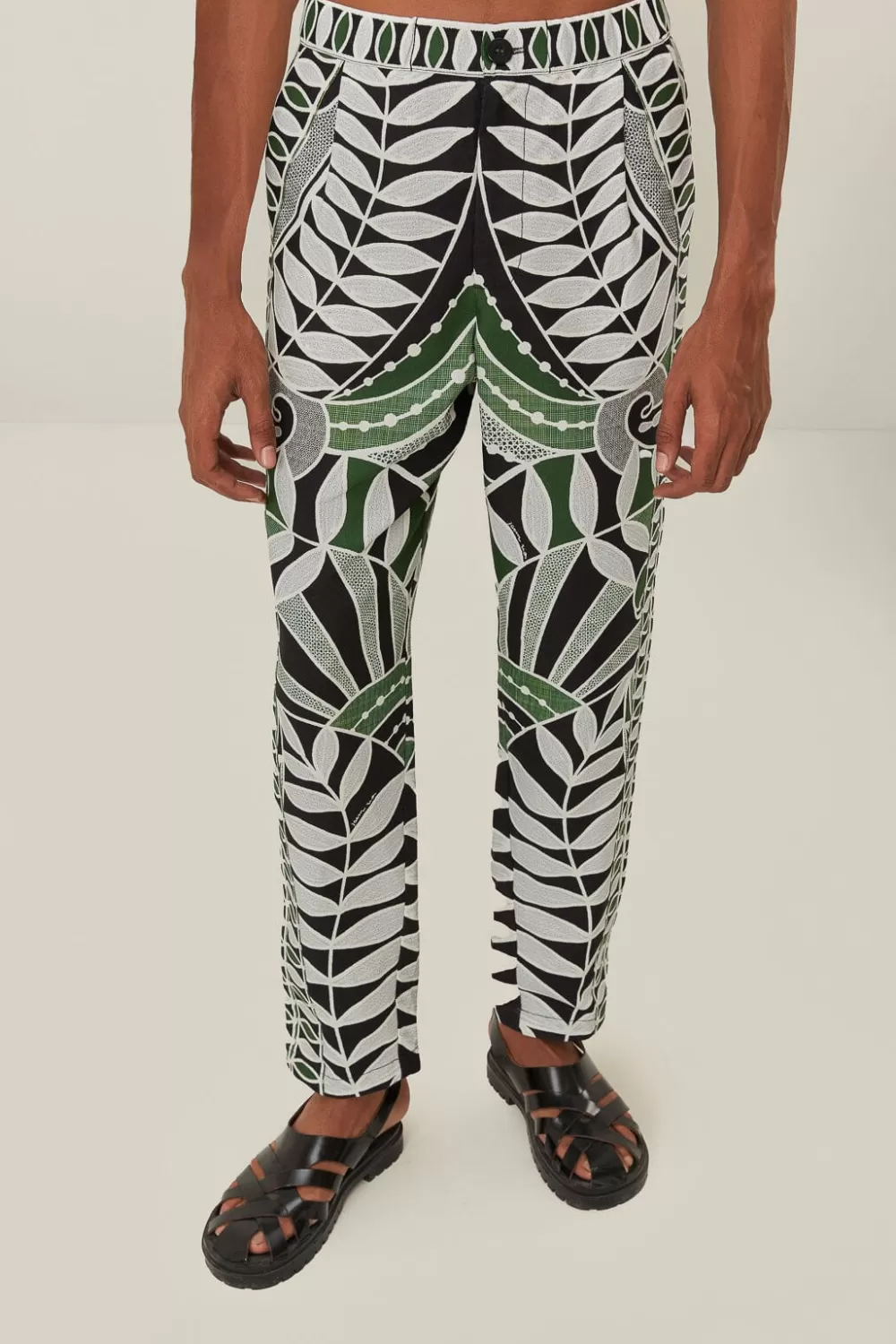 Pantalon Nature en Dentelle Noire^FARM Rio  Fashion
