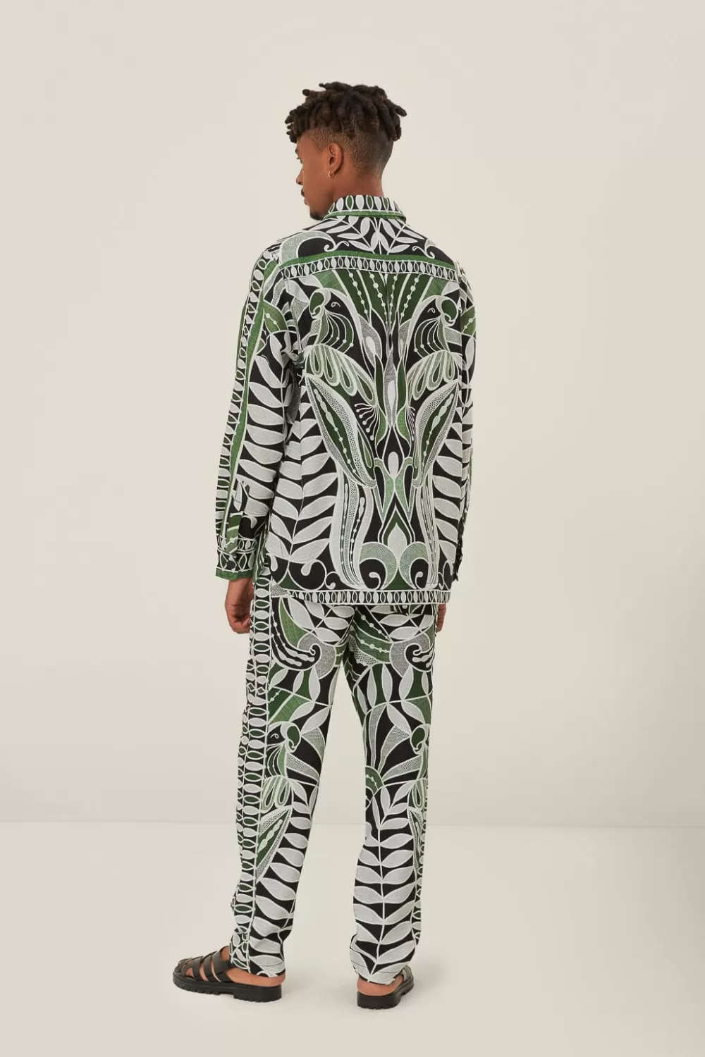 Pantalon Nature en Dentelle Noire^FARM Rio  Fashion