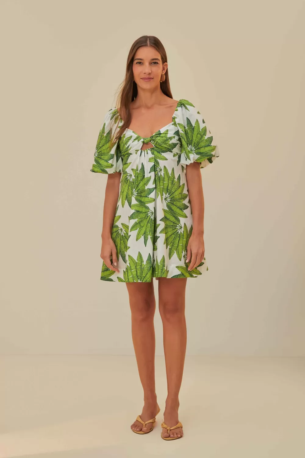Robe courte Off-White Palms Fan^FARM Rio  Store