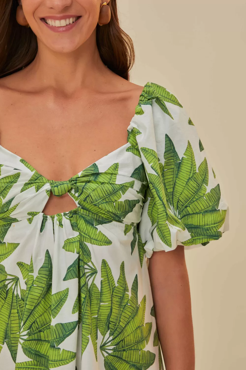 Robe courte Off-White Palms Fan^FARM Rio  Store