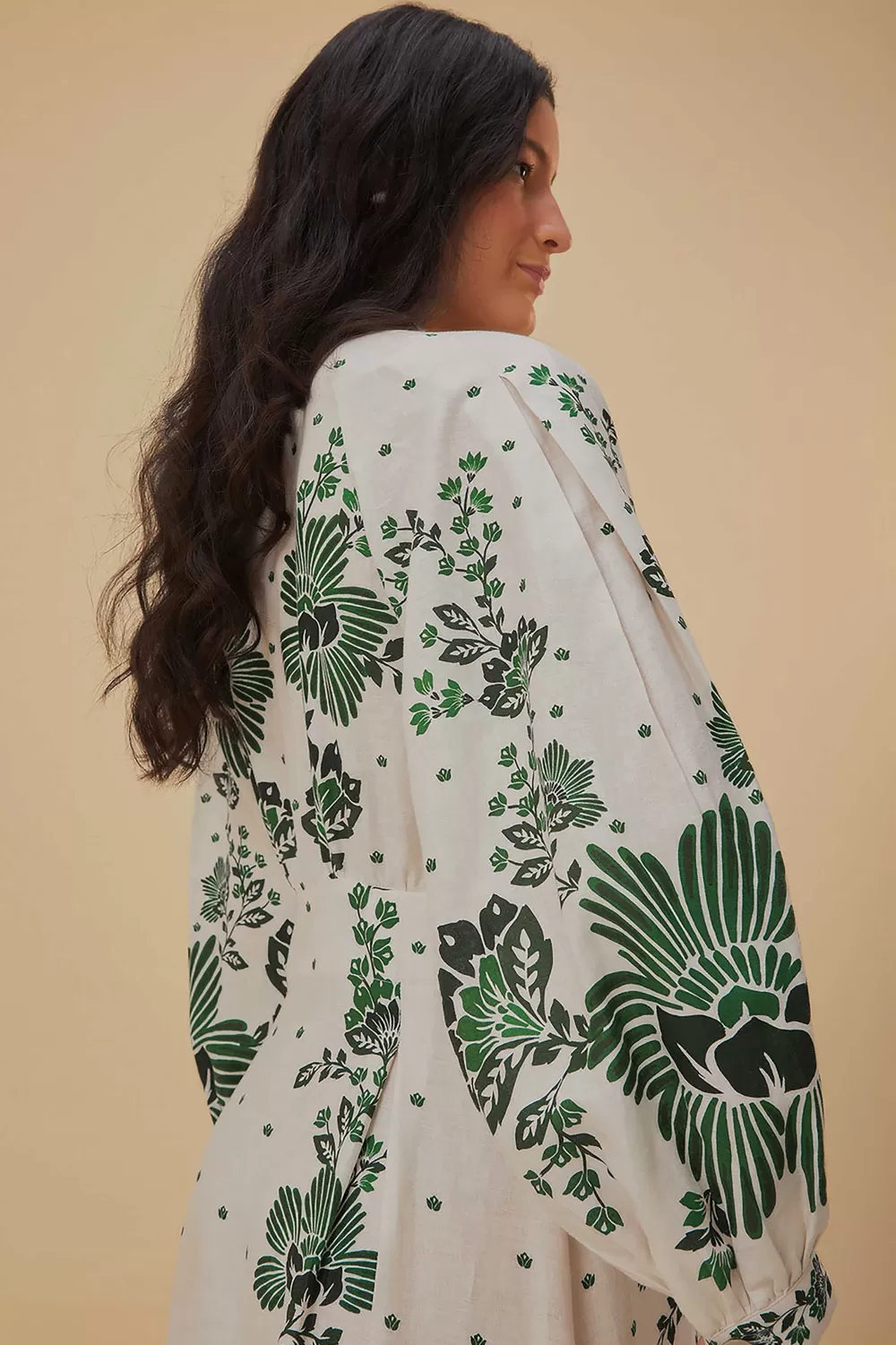 Robe longue blanc cassé Forest Soul^FARM Rio  Hot