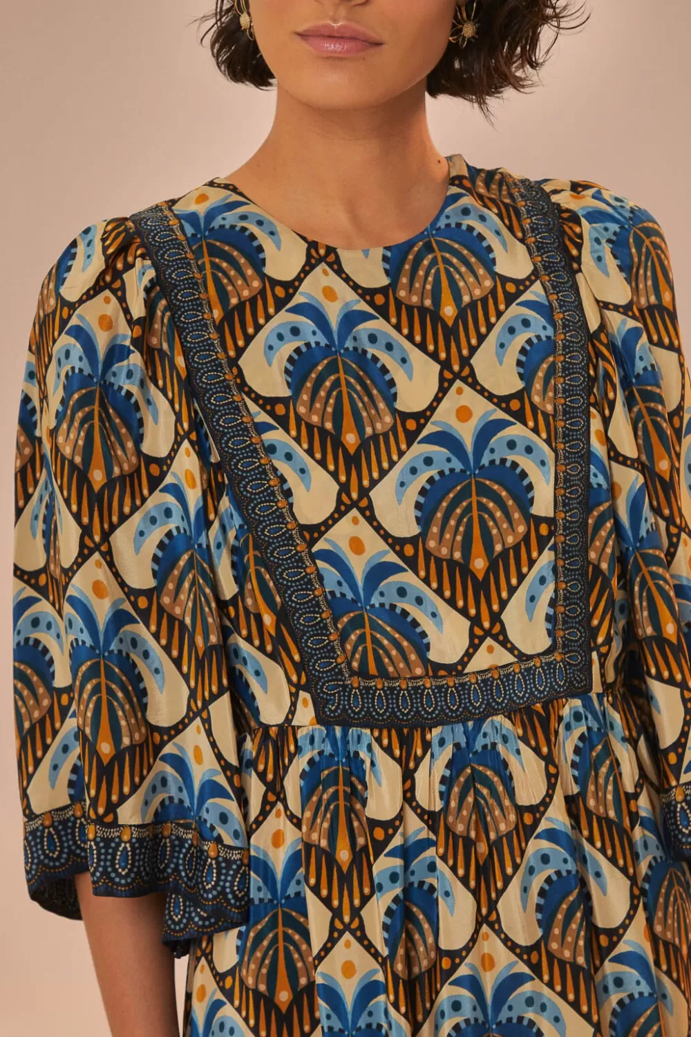 Robe longue Cocopalm beige^FARM Rio  Best Sale