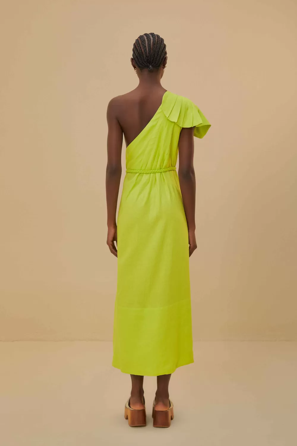 Robe longue Lenzing™ Ecovero™ Euroflax™ Green Leaf^FARM Rio  New