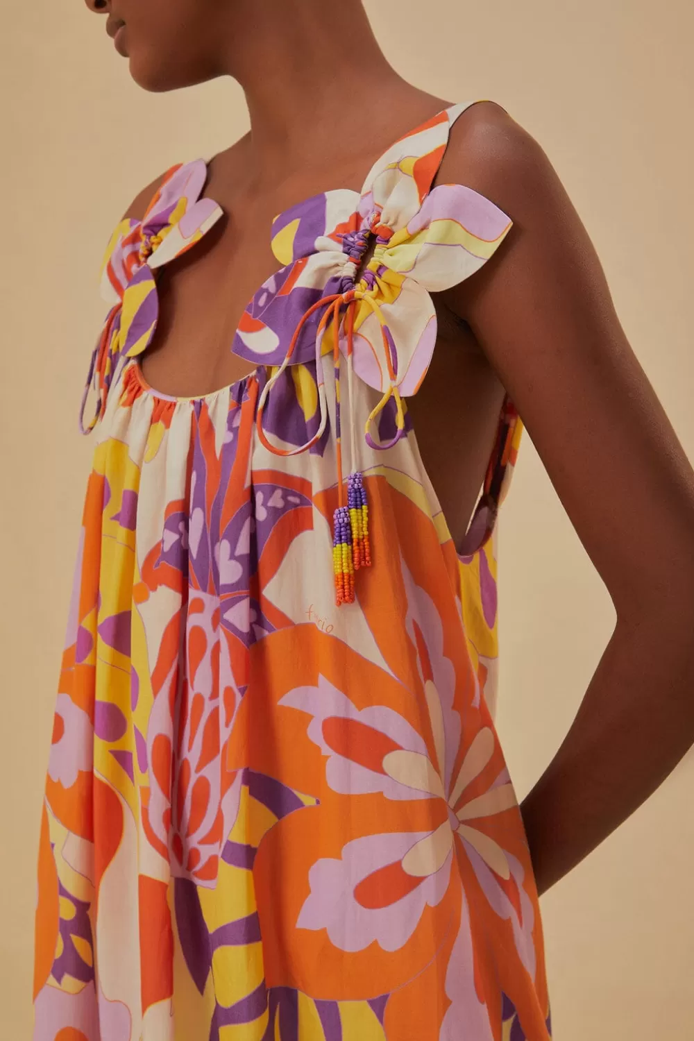 Robe longue sans manches à fleurs Lee^FARM Rio  Outlet
