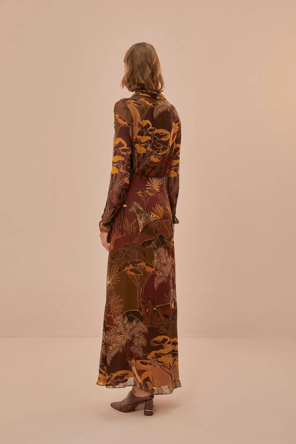 Robe longue Savana Dream caramel^FARM Rio  Store