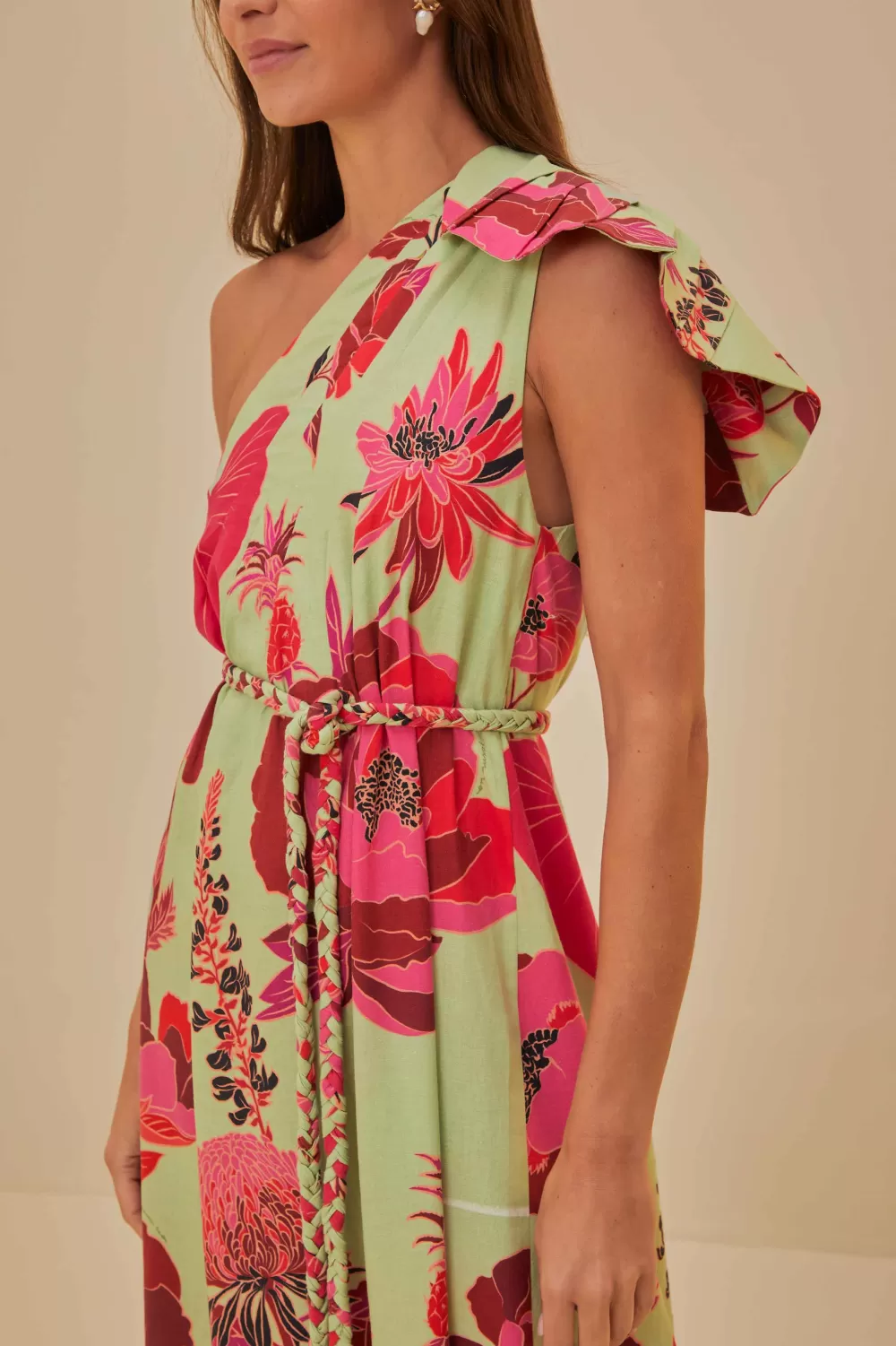 Vert Robe longue Fresh Garden Lenzing™ Ecovero™ Euroflax™^FARM Rio  Clearance